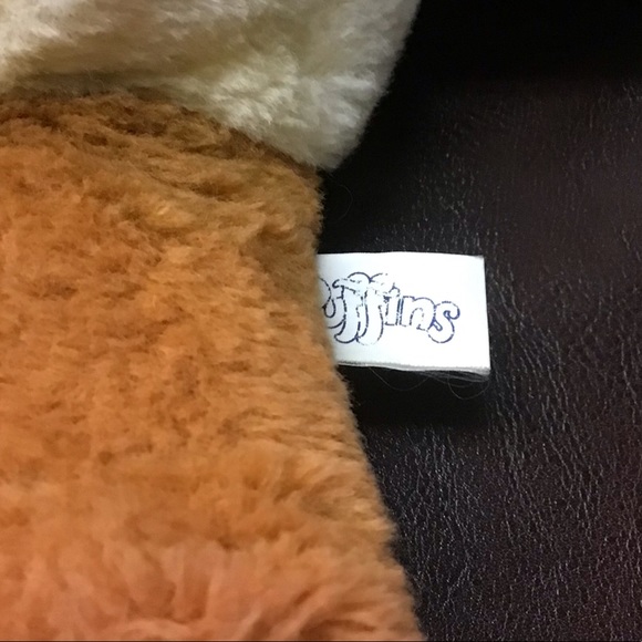 Vintage Puffins stuffed Cat with Apron. 12” tall - Picture 3 of 4